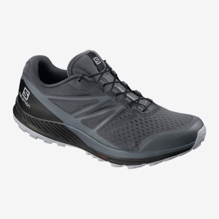 Salomon SENSE ESCAPE 2 Mens Trail Running Shoes Deep Grey UK LRFA